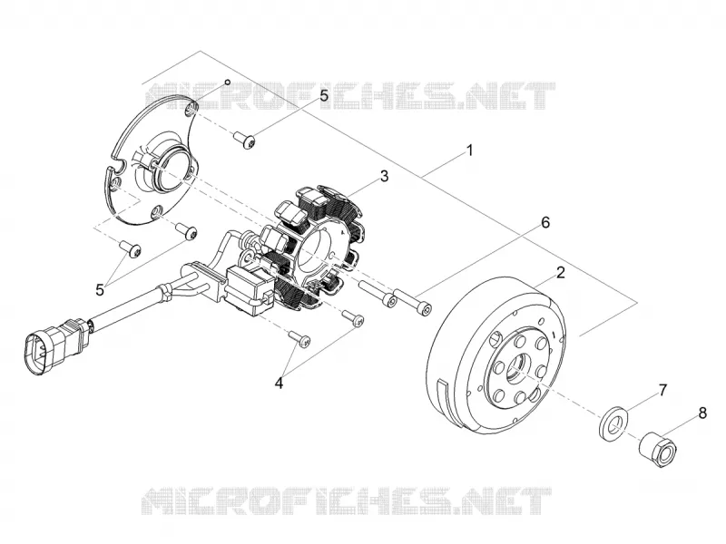 ZUNDUNG - LICHTMASCHINE - STATOR