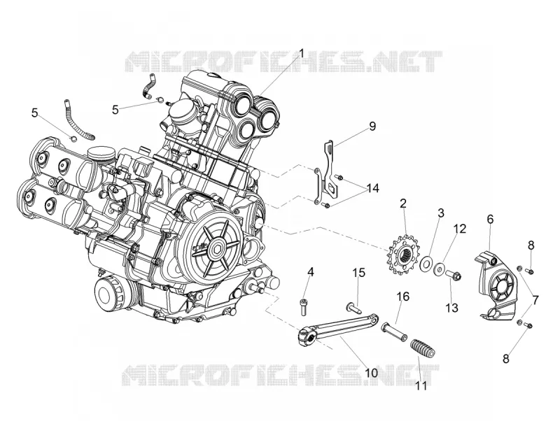 MOTOR - SCHALTHEBEL - RITZEL