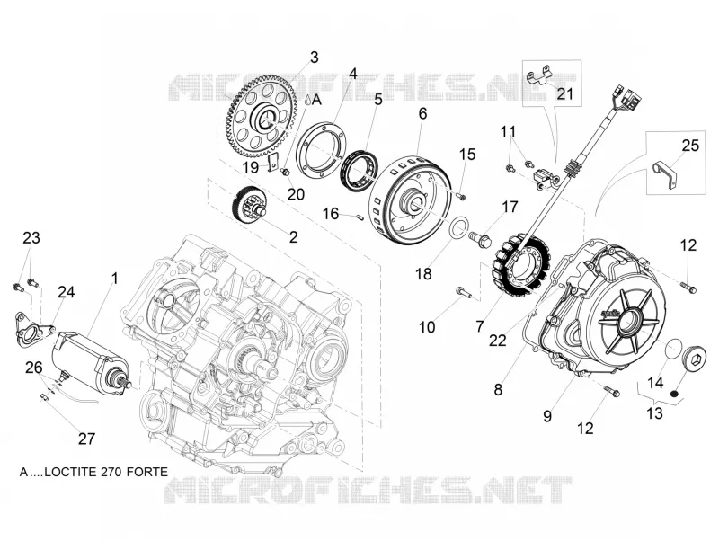 ZUNDUNG - LICHTMASCHINE - STATOR