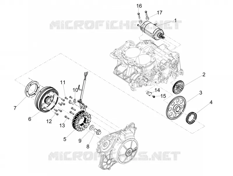 ZUNDUNG - LICHTMASCHINE - STATOR