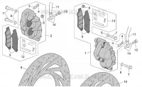 Vorderradbremszange