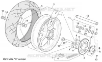 Hinterrad Vers. RSV Mille  R 