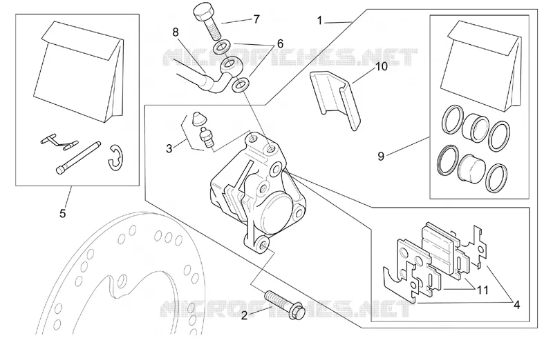 Vorderradbremszange