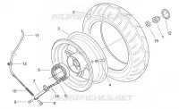 Hinterrad trommelbremse
