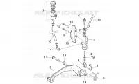 Hinterradbremspumpe