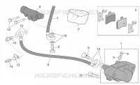 Hinterradbremszange