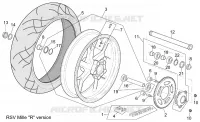 Hinterrad Vers. RSV Mille  R 
