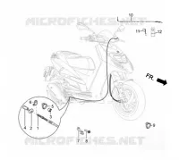 BREMSKABEL - TACHOMETER