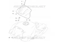 VERKLEIDUNG TANKHAUBE