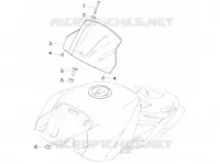 VERKLEIDUNG TANKHAUBE