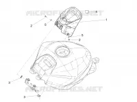 VERKLEIDUNG TANKHAUBE